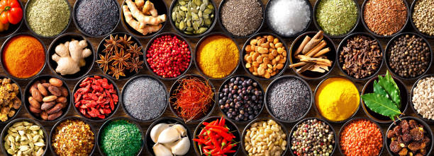 Varietà di spezie asiatiche